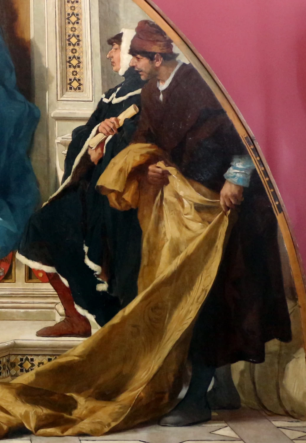 La fede tra i rappresentanti delle corporazioni di firenze - Museo dell'Opera del Duomo, Firenze, dettaglio